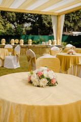 wedding table setting