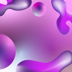 Vector volumes are purple. In space. Wallpaper and background for presentations, advertising. For printing on paper, use in digital format.