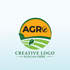 strength and our connection to agriculture produces logo