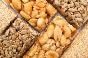 Assorted kozinak close-up. The Traditional Sweetness of Southwest Asia.