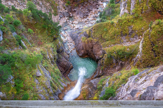 Pollat Gorge Waterfall near Fussen - Schwangau, Bavaria, Germany