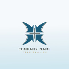 Obraz premium Plus symbol vector logo design