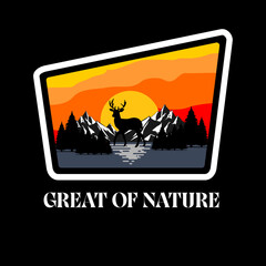 the greet nature vector icon