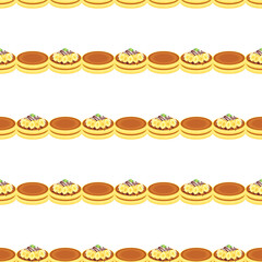 パンケーキ ボーダー チョコバナナ