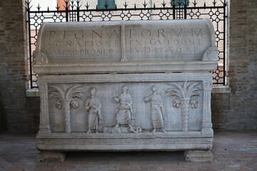 Dante Alighieri tomb in Ravenna, Emilia Romagna Italy