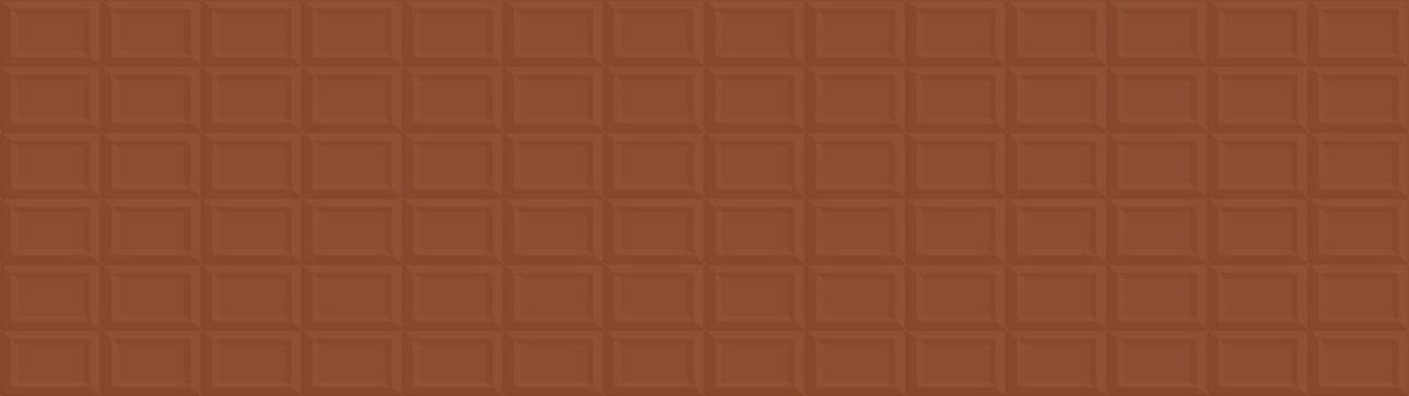 ミルクチョコレート色の板チョコ - スイーツ･お菓子作り･バレンタインデーのイメージの素材
