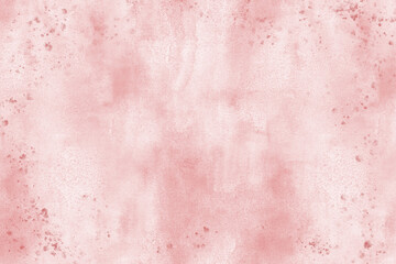 salmon pink background abstract watercolor paint splashes splatter backdrop paper page parchment pastel place for text template banner