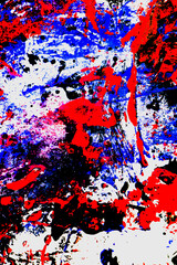 Abstract colorful paint grunge background.