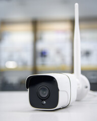 Bezprzewodowa kamera WiFi. System bezpieczeństwa. Monitoring CCTV.