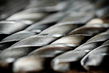 A bunch of drill bits. 