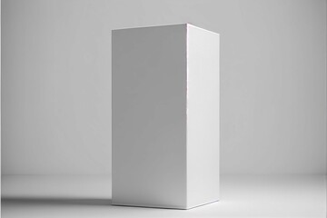 white box,  illustration mockup, Ai