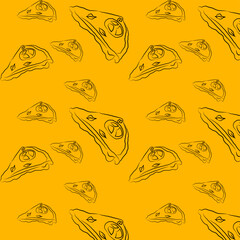 seamless pattern background piece of pizza