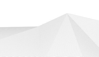 Abstract geometric design 3d illustration