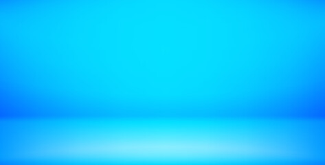 Blue empty room. Abstract background. Template for design 