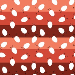 Easter cartoon eggs with legs seamless pattern for wrapping paper and kids clothes print and fabrics and linens