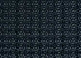 fabric and tile pattern made of dark blue 3d shapes, background wallpaper