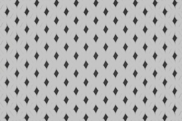 fabric and tile pattern consisting of geometric shapes in gray black and white colors