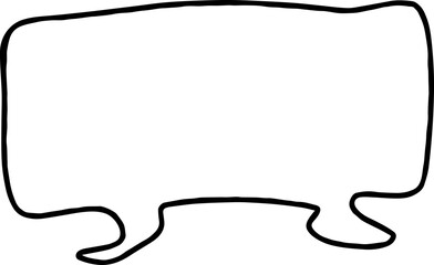 Speech Bubble hand drawn