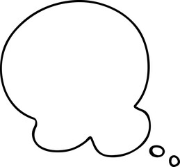 Speech Bubble hand drawn