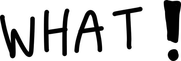 Hand drawn speech text