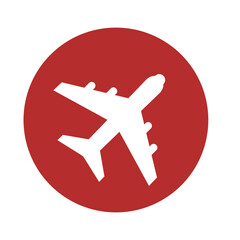 Obraz premium airplane icon isolated