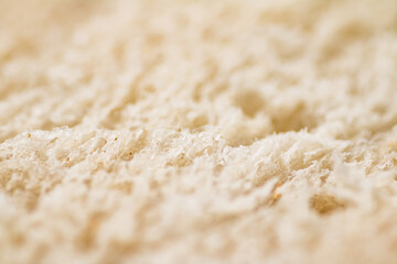 Wheat bread pulp. Macro background. 