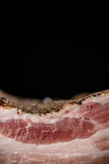 A piece of homemade pork lard. 