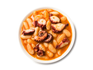 Alubias con pulpo © Sergio Martínez