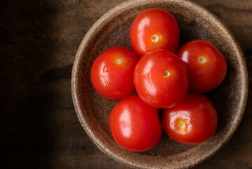 Cherry Tomatoes in a Bowl