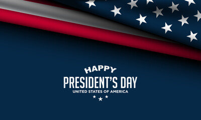 President's Day Background Design.