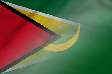 Guyana and Mauritania government flag international contract MRT GUY