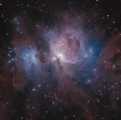 Fototapeta na wymiar Orion Nebula M42 in consultation Orion 