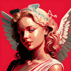 Abstract Cupid, Generative AI, Generative, AI