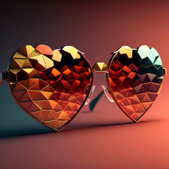 Heart Shaped Sunglasses, Generative, AI, Generative AI
