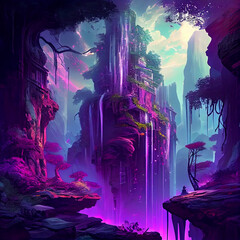 Violet World, Fantasy, AI