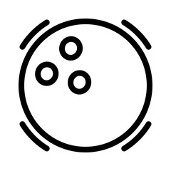 Bowling icon template