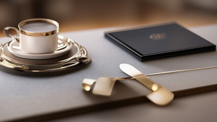 gifts on a table, Generative AI