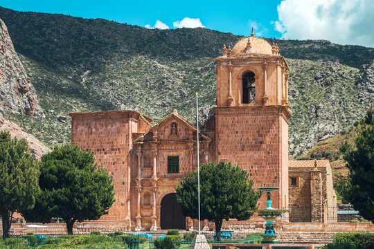 Santiago de Pupuka Church in Puno, Peru