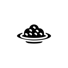 rice vector icon solid style. perfect use for logo, presentation, application, website, and more. icon design glyph style