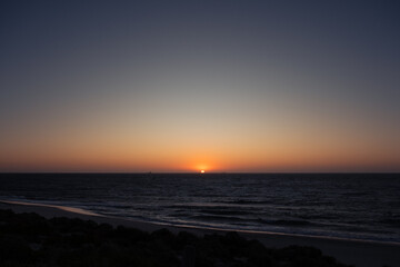 perth sunset over ocean
