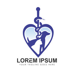 Pet Lover Health Logo Vector icon