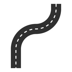 Road Icon Illustration