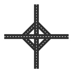 Road Icon Illustration