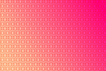 Pattern with geometric elements in pink-gold tones, abstract gradient background