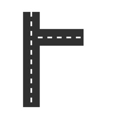 Road Icon Illustration