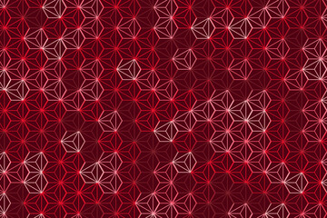 Pattern with geometric elements in red tones abstract gradient background