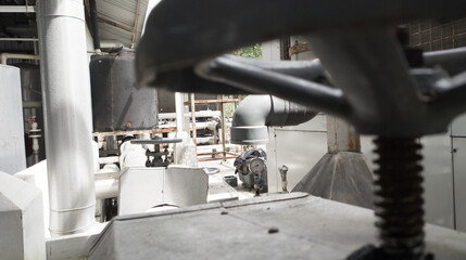 Instalation Water pipe Distribuiton,view on the Wheel Valve efect.
