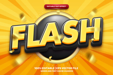 Super Flash Sale 3d editable text effect