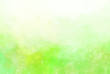 背景素材_水彩テクスチャ_緑