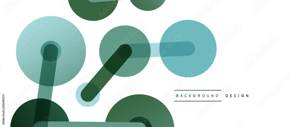 Poster Network concept abstract background. Dots connection. Big data idea. Business template for wallpaper, banner, background or landing